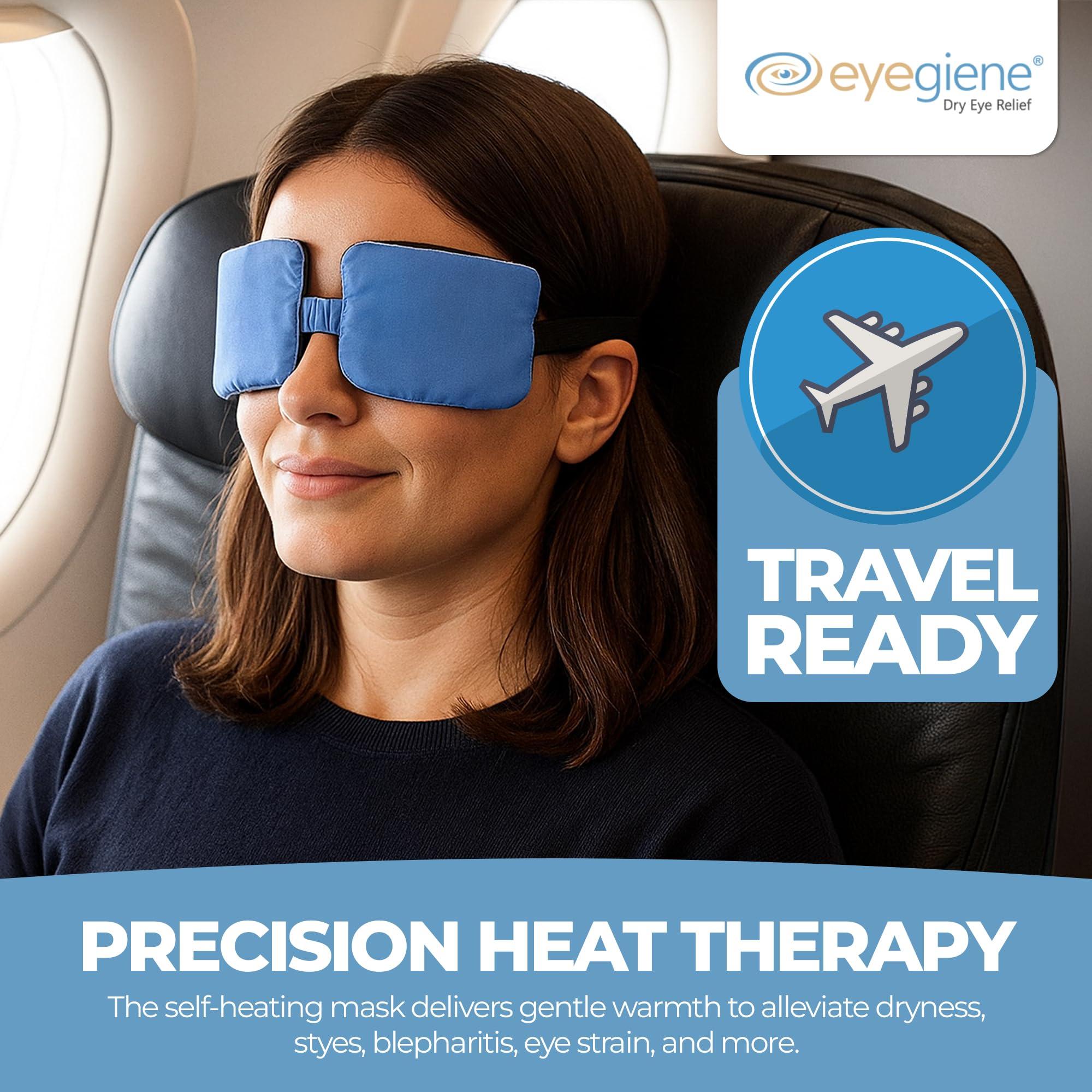 Eyedetec Medical, Inc. EyeGiene Refill - Insta-Warming Wafers for Self Heating Eye Mask Warm Compress for Eyes, Multi-Use Heat Treatment for Dryness, Styes, Blepharitis, Portable Heated Eye Mask for Dry Eyes, 30 Pairs