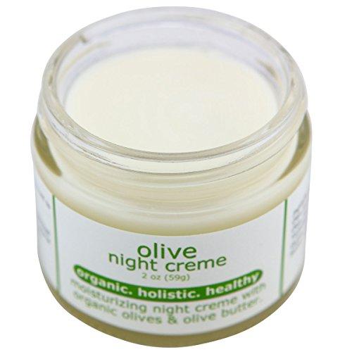 Made from Earth Made from Earth Olive Night Cream - Anti Aging Renewal for Face, Eyes and Neck, 2 oz