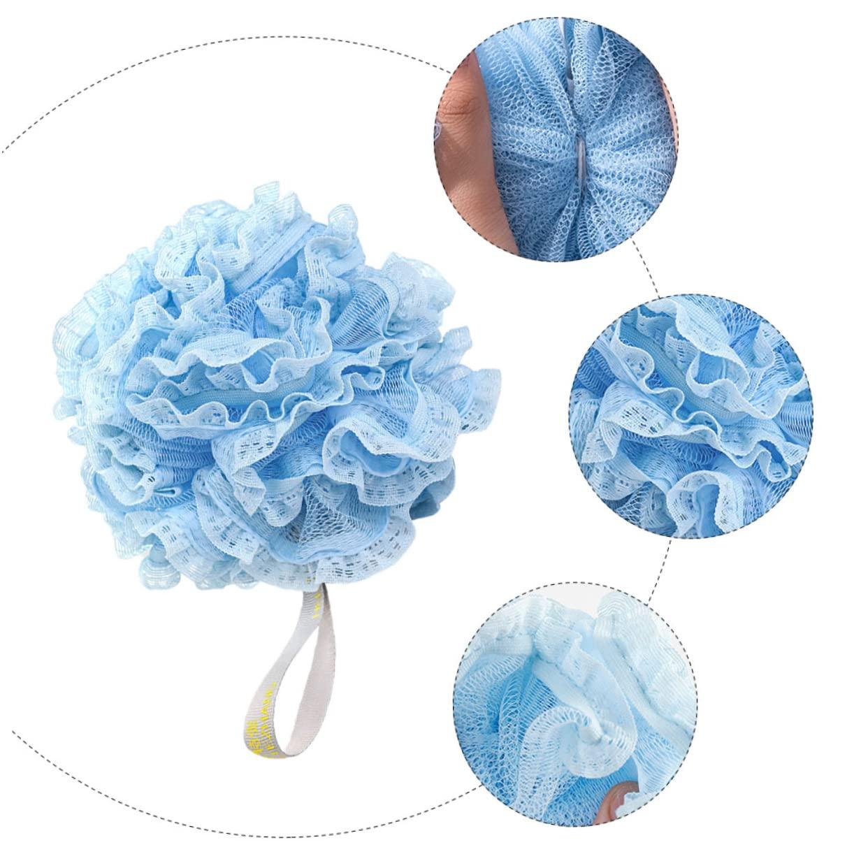 Housoutil Housoutil 3pcs Lace Mesh Sponge Bath Puff Bath Scrubber Mesh Pouf Shower Ball Bath Mesh Ball Shower Puff Shower Balls Poufs Mens Shower Gel Exfoliating Beauty Pe Network Clean Man Bath Net