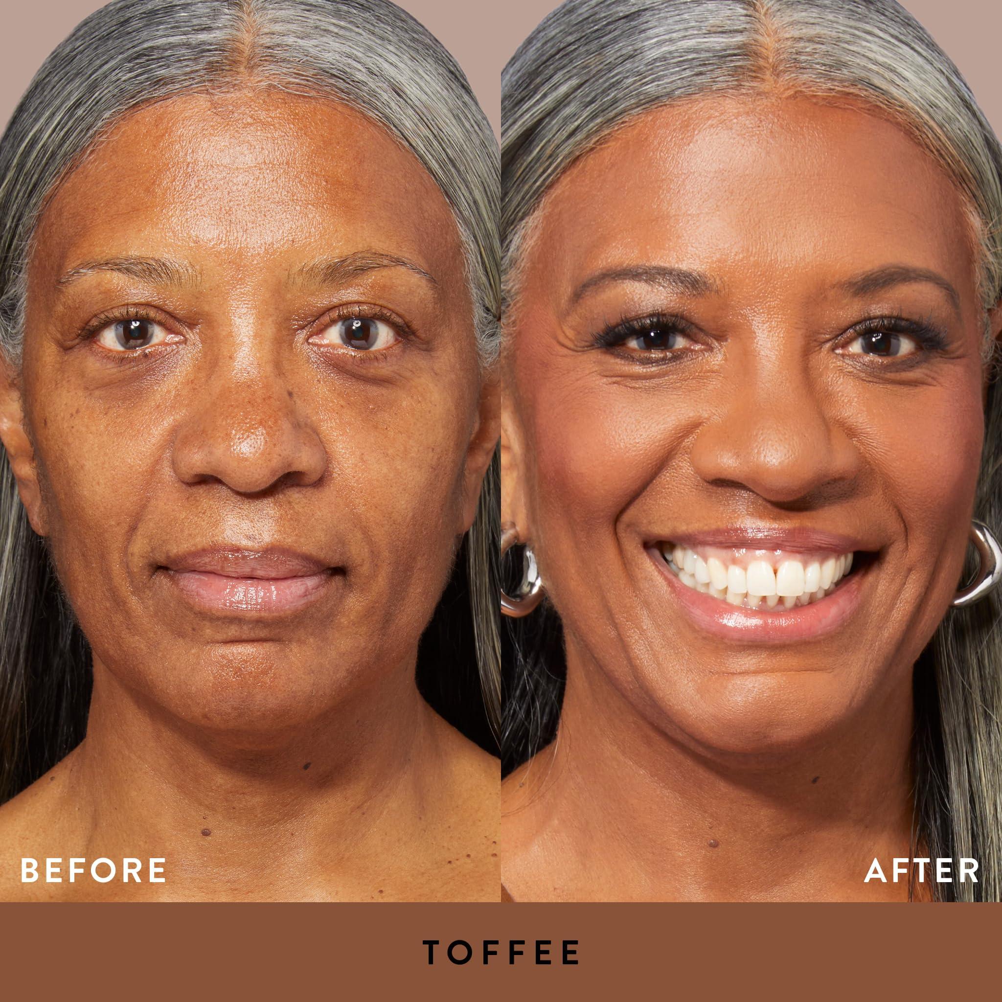 LAURA GELLER NEW YORK LAURA GELLER NEW YORK Baked Starter Kit - Full Coverage: Double Take Powder Foundation, Toffee and Best of the Best Face Palette and Retractable Angled Kabuki Brush