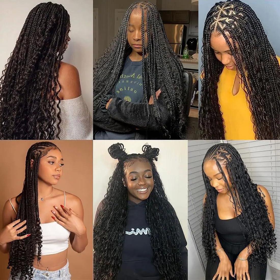 hengya Human Hair for boho Braids 20 Inch 1 Bundles Deep Wave Bulk Human Braiding Hair 10A Brazilian Virgin Human Hair Extensions for Boho Braids Wet and Wavy Human Braiding Hair Black