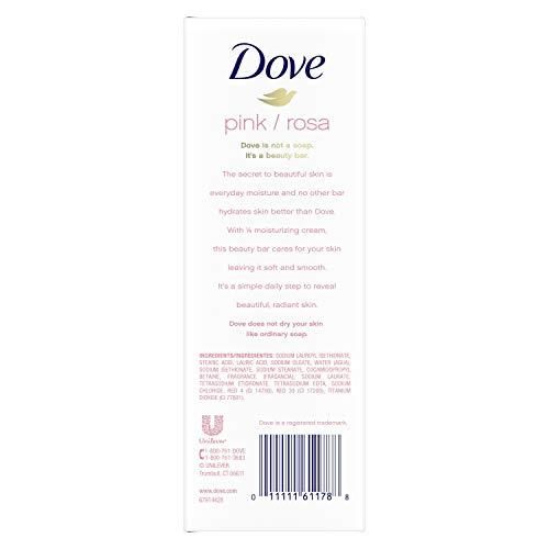 Dove Dove Beauty Bar, Pink 4 oz, 8 Bar