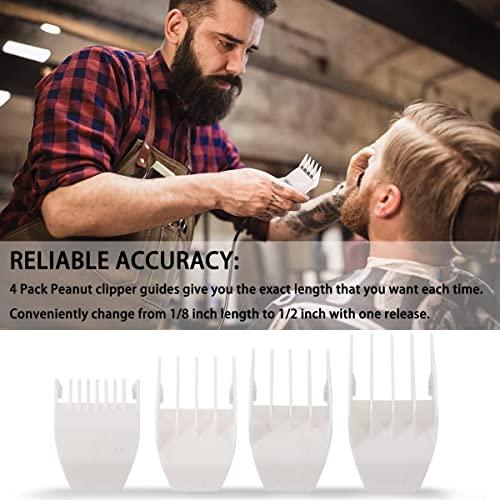 AIJALY 2 Pack Professional Peanut Clipper/Trimmer Snap On Replacement Blades #2068-300 - Compatible with Wahl Peanut Hair Clipper/Trimmer, White