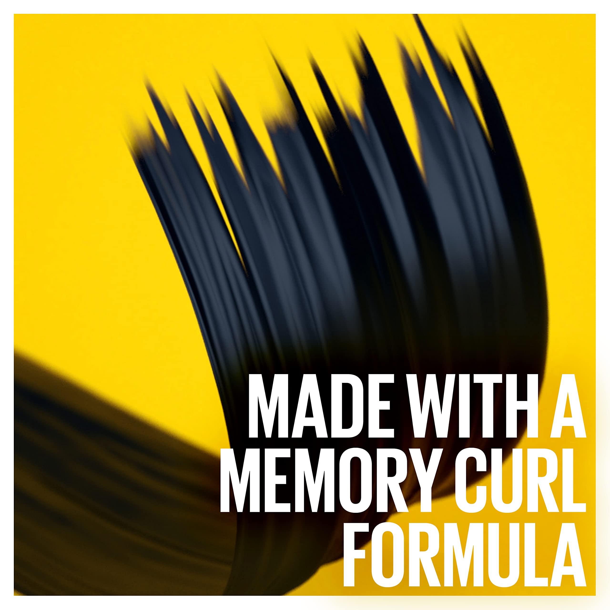 MAYBELLINE Maybelline Volum\' Express Colossal Curl Bounce Washable Curling Mascara, Blackest Black, 1 Count (Pack of 2)