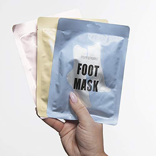 LAPCOS LAPCOS Foot Mask, Moisturizing Spa Treatment with Peppermint and Lavender, Repair Dry Cracked Heels & Feet, Korean Beauty Favorite, 1-Pack