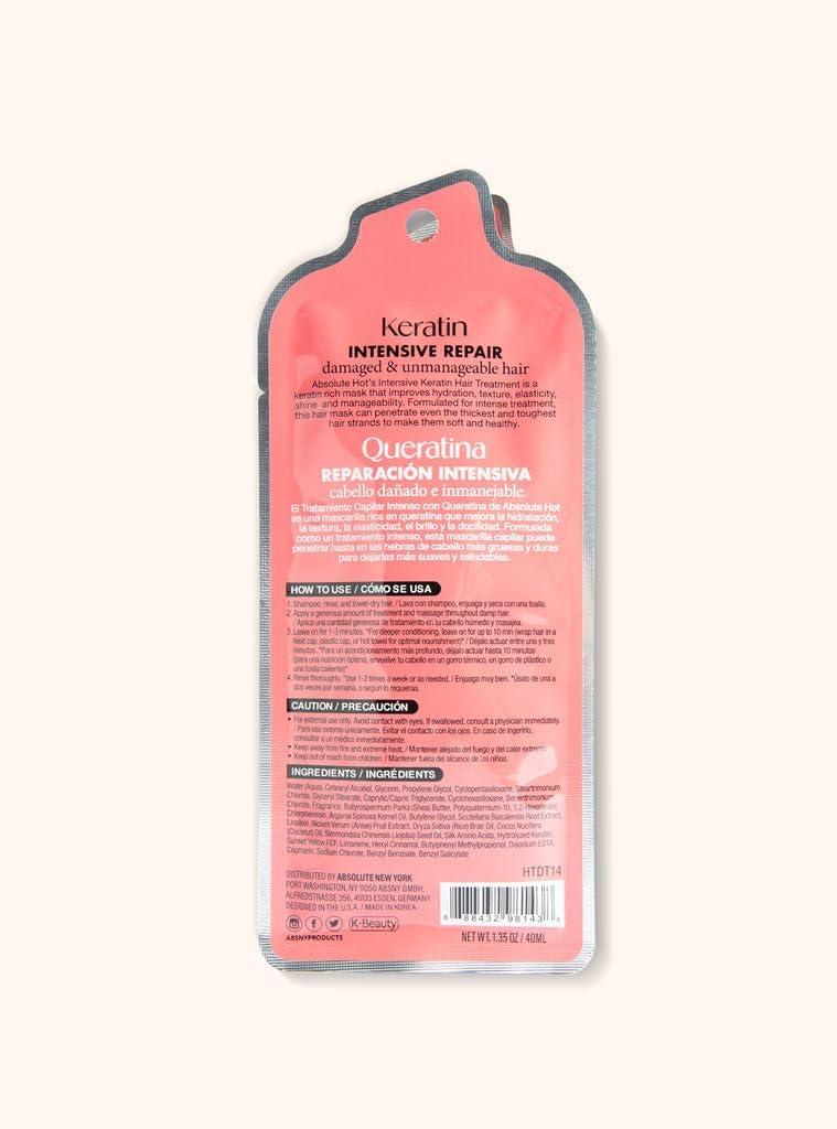 Absolute New York Absolute New York Absolute Hot Keratin Extreme Conditioning Hair Treatment, Women Cosmetic Accessories
