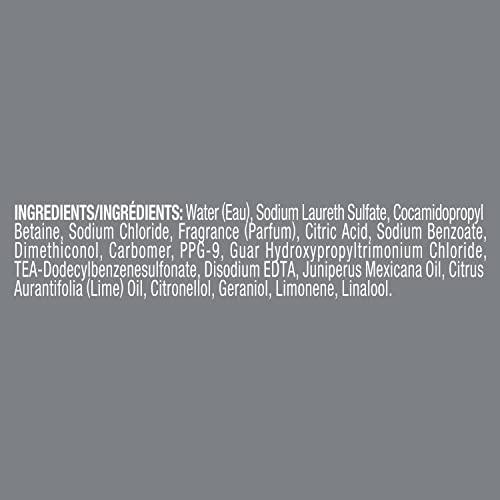 DOVE MEN + CARE DOVE MEN + CARE 2 in 1 Shampoo and Conditioner For Healthy-Looking Hair Lime + Cedarwood Naturally Derived Plant Based Cleansers 20.4 oz 3 Count