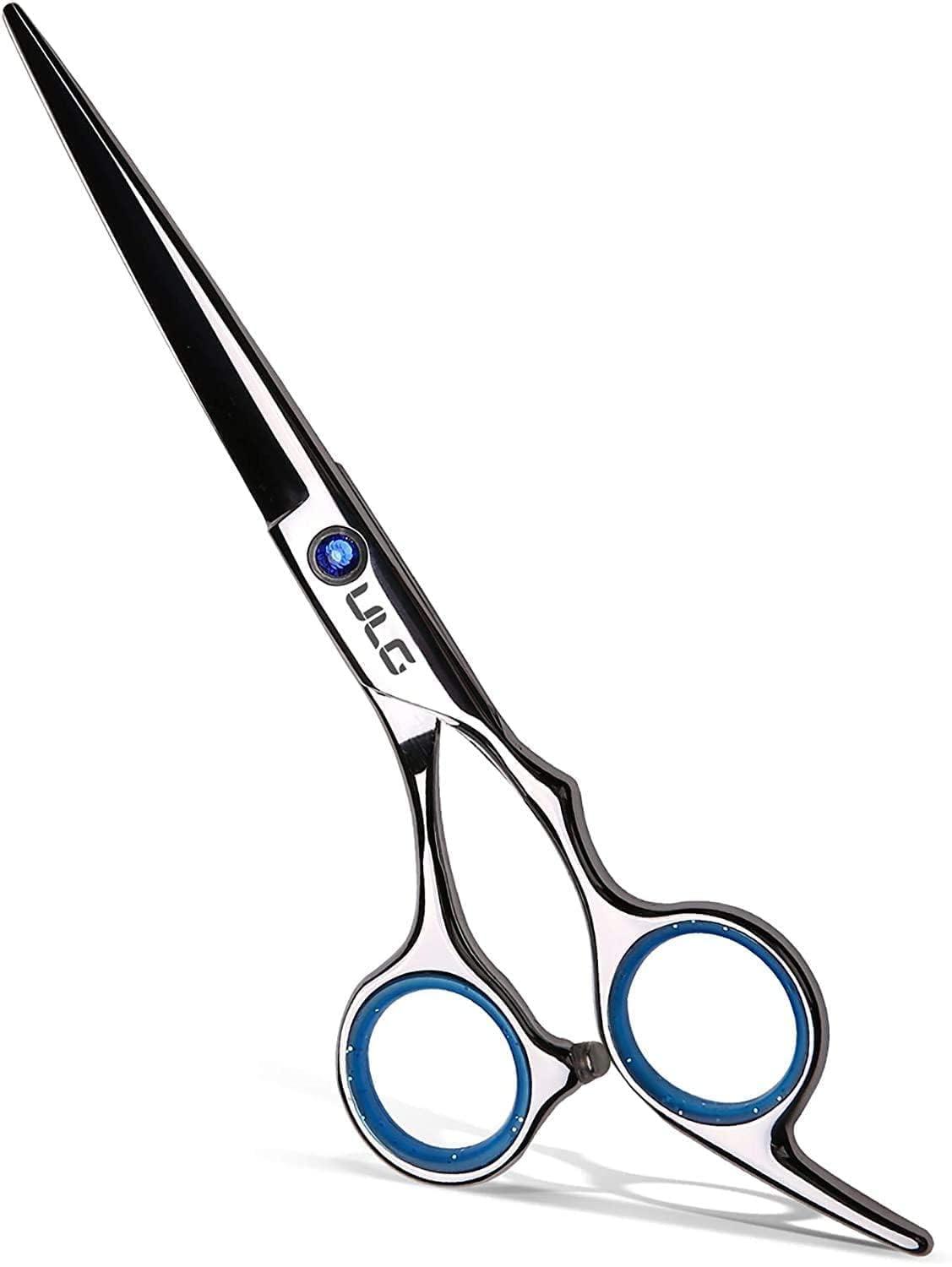 ULG Hair Cutting Scissors, ULG Professional Hair Scissors 6.5 inch Right-Hand Razor Edge Barber Scissors Salon Hair Cutting Shears Made of Japanese Stainless Steel, Hand Sharpened