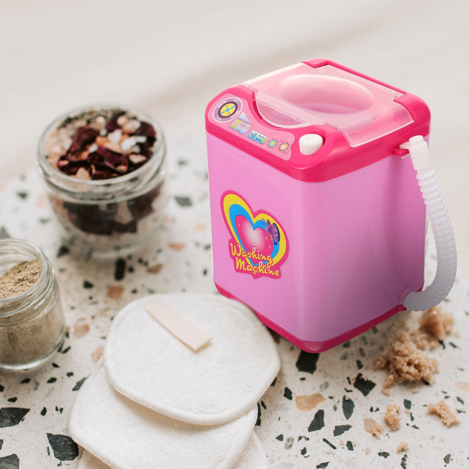 Beaupretty Beaupretty Mini Washing Machine Automatic Electric Sponge Puff Cleaner Mini Makeup Brush Washing Machine