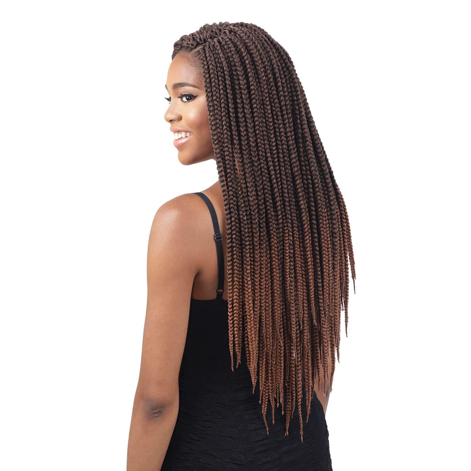 Shake N Go FreeTress Crochet Braids 3X Individual Box Braid 22" (5-pack, T27)