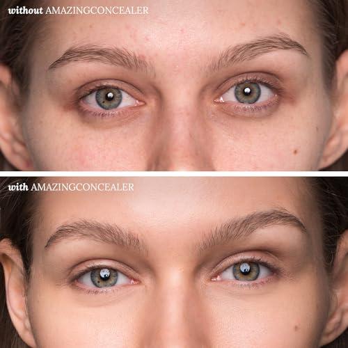 AmazingCosmetics AmazingCosmetics Amazing Concealer, multipurpose full coverage concealer, 0.2 Oz, Golden Ivory