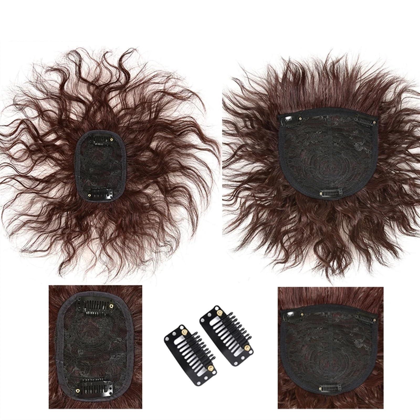 FACA Bangs Hair Clip Bangs Hair 3D Air Hair Bangs Fringe Clip In Bangs Hair Extensions Wigs Hair Pieces Bangs Toupees Hair Toppers for Women Clip in Bangs (Color : BF03-101)