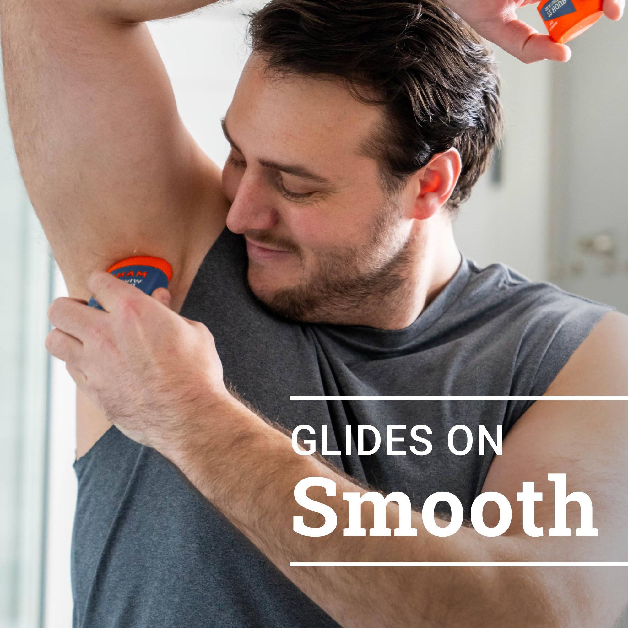 Mando Mando Smooth Solid Stick (2.6 Ounce) + Acidified Body Wash (0.5 Ounce) - Clinically Proven to Block Odor All Day - Whole Body Safe For Pits, Packages + Feet (Pro Sport)