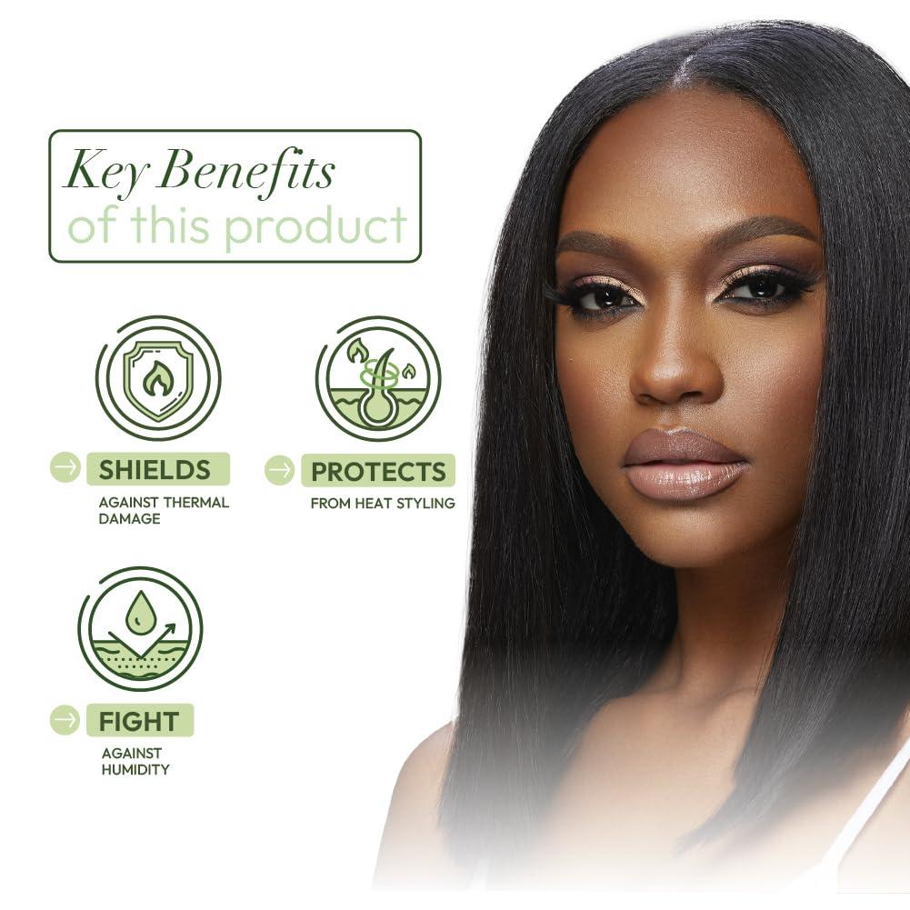 ORS ORS Olive Oil Heat Protection Hair Serum infused with Coconut Oil for Restorative Shine 6.0 Ounce (4)