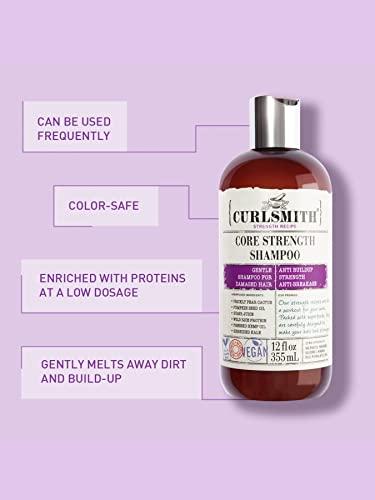 CURLSMITH CURLSMITH – Core Strength Shampoo, Gentle Protein-Rich for Frequent Use (32 fl oz)