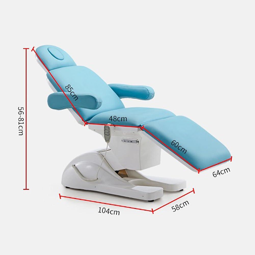 UPWONEA UPWONEA Electric Tattoo Chair Bed, Esthetician Bed for Beauty Facial Care, with USB + Direct Charging Port, Professioanl Heavy Duty Tattoo Bed, Massage Facial Lash Extension Spa Chair,White