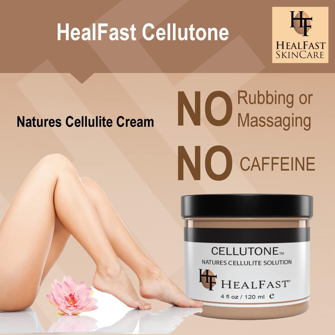 HealFast HealFast Cellutone Cellulite Reduction Cream 4 Oz  Suitable for Hips, Thighs, Buttocks, and Abdomen (Not for Face)  Blended with 70+ Egg Vitamins, Minerals, and Proteins