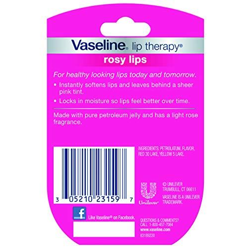 Vaseline Vaseline Lip Therapy Lip Balm Mini, Rosy, 0.25 oz