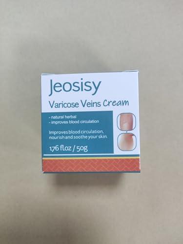 jeosisy jeosisy Varicose Vein Cream for Legs - Varicose Veins Cream, Varicose & Spider Veins Soothing Leg Cream for Women Men