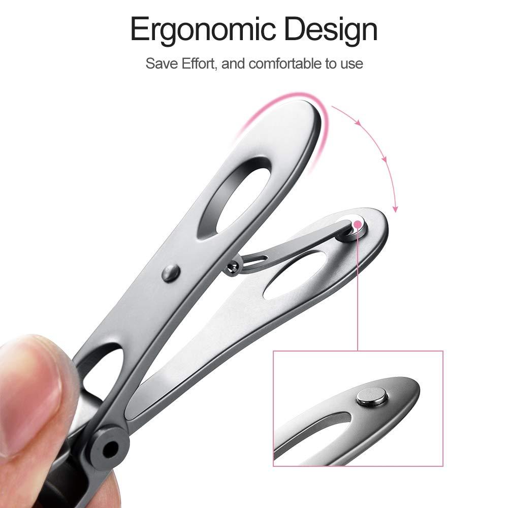 MR.GREEN MR.GREEN Nail Clipper, Ultra Wide Jaw Opening Toenail Clippers for Thick Nails Heavy Duty Stainless Steel Fingernail Clippers for Seniors