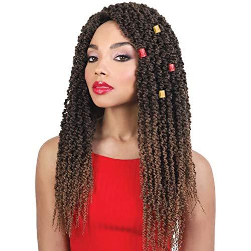 Motown Tress Motown Tress (C.passn183 Thin Passion Twist - 48 Loops - 18 Inch - 3 Packs) - Synthetic Crochet Braiding Hair in T1B_ROSGD