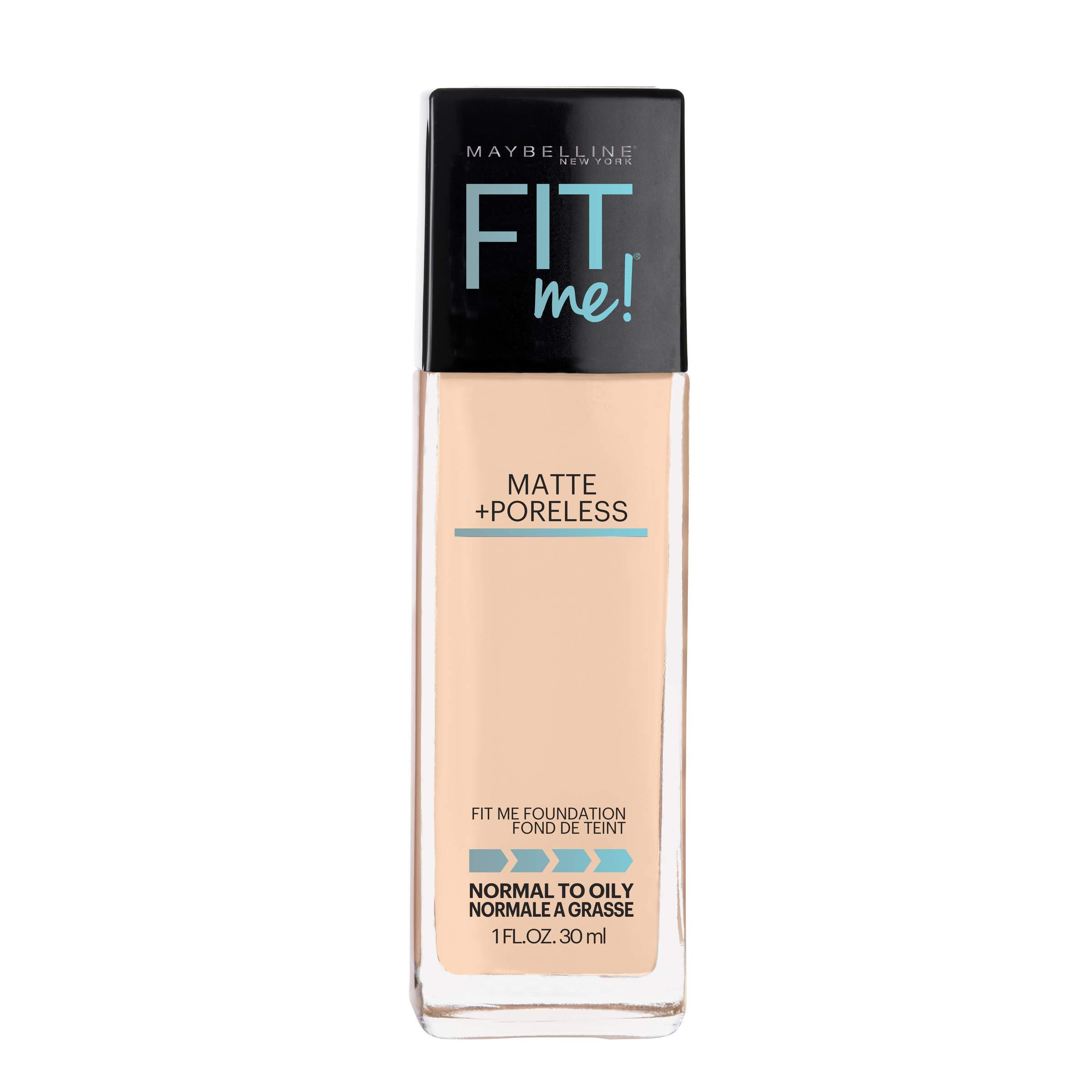 MAYBELLINE Maybelline Fit Me Matte + Poreless Foundation 1 Count + Fit Me Concealer Light 1 Count