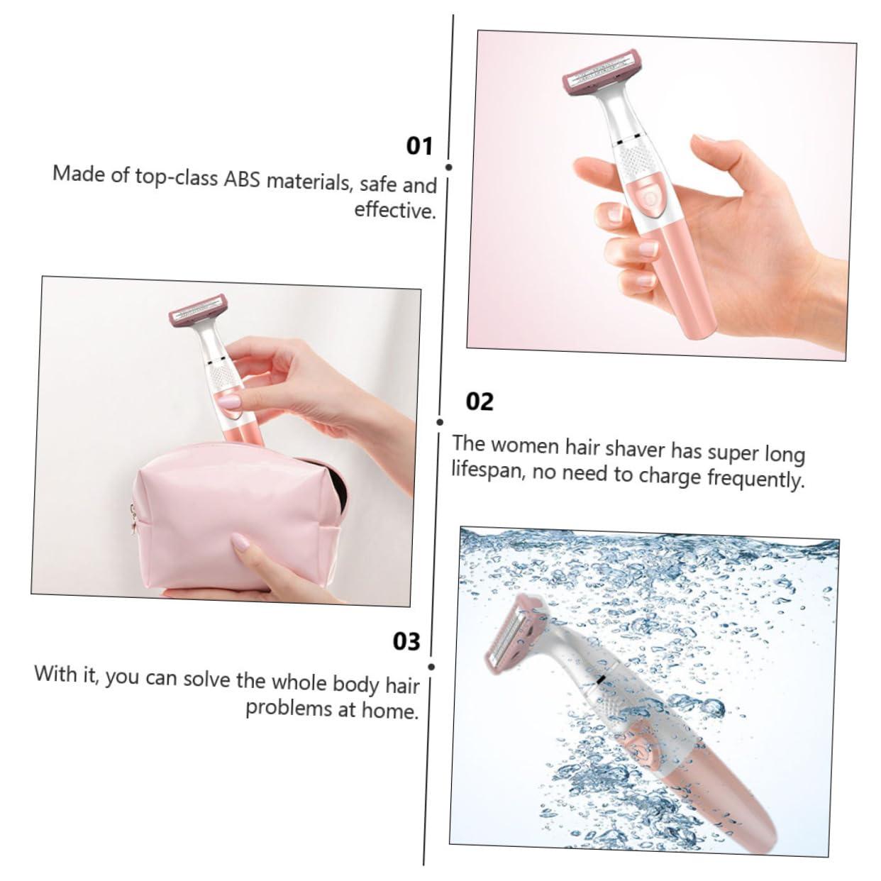 Mikinona Mikinona Ladies Shaver Hair Trimmer for Women Remover Painless Compact Safe for Body Hair Removal