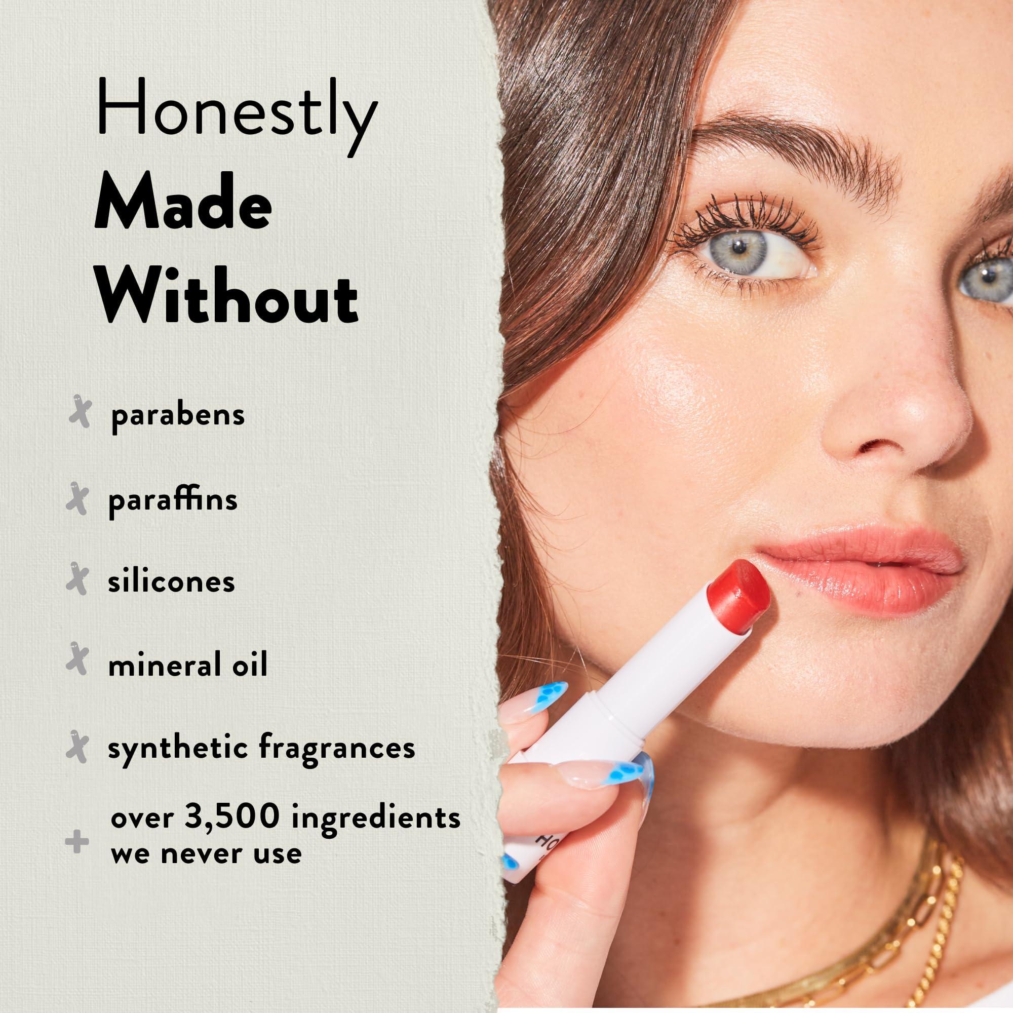 Honest Beauty Honest Beauty Moisturizing Vegan Tinted Lip Balm | Antioxidant-rich Acai Extracts + Avocado Oil | Paraben Free + Cruelty Free | Dragon Fruit