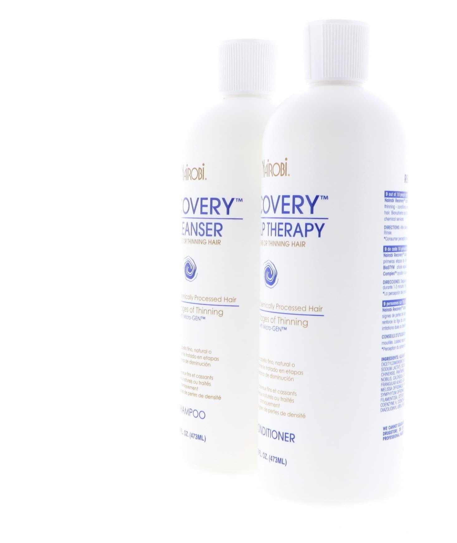 Nairobi Nairobi Recovery Cleanser Shampoo + Scalp Therapy Conditioner "SET" 16oz.Each