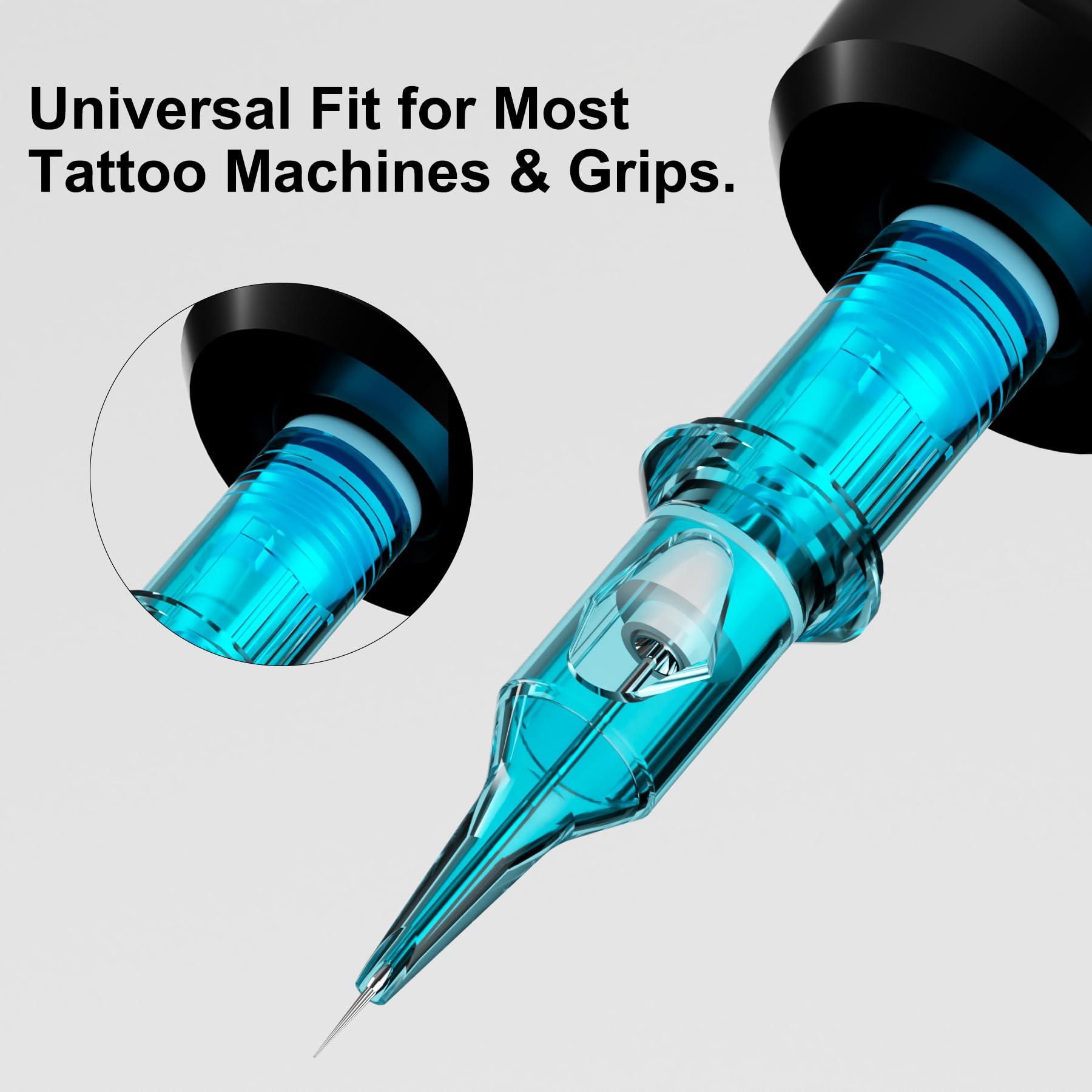 BIGWASP BIGWASP X Tattoo Cartridge Needles 1205M1-20Pcs 5M1#12 Standard 0.35mm 5 Magnum Shader Disposable Tattoo Needles for Rotary Tattoo Machines