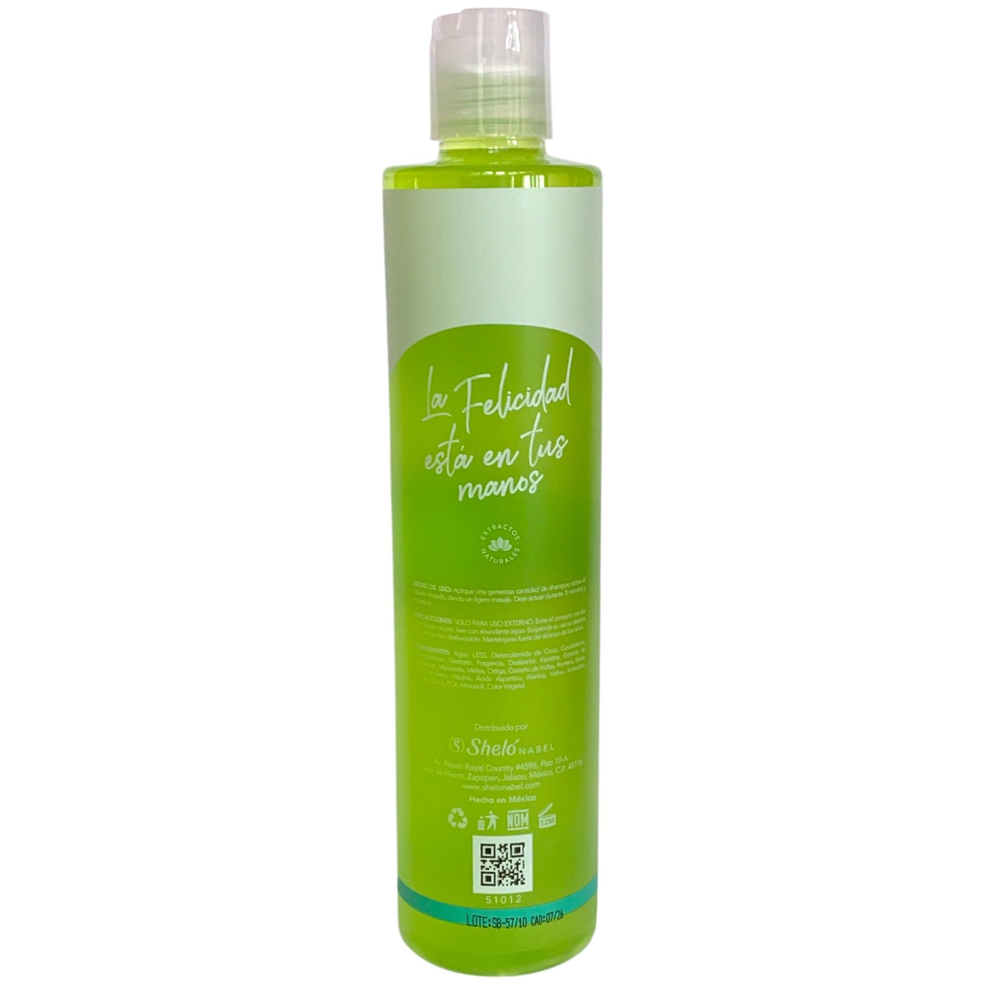 Sheló NABEL Shel NABEL Bergamot Shampoo Caida de Cabello Fragil Quebradizo Champu Bergamota