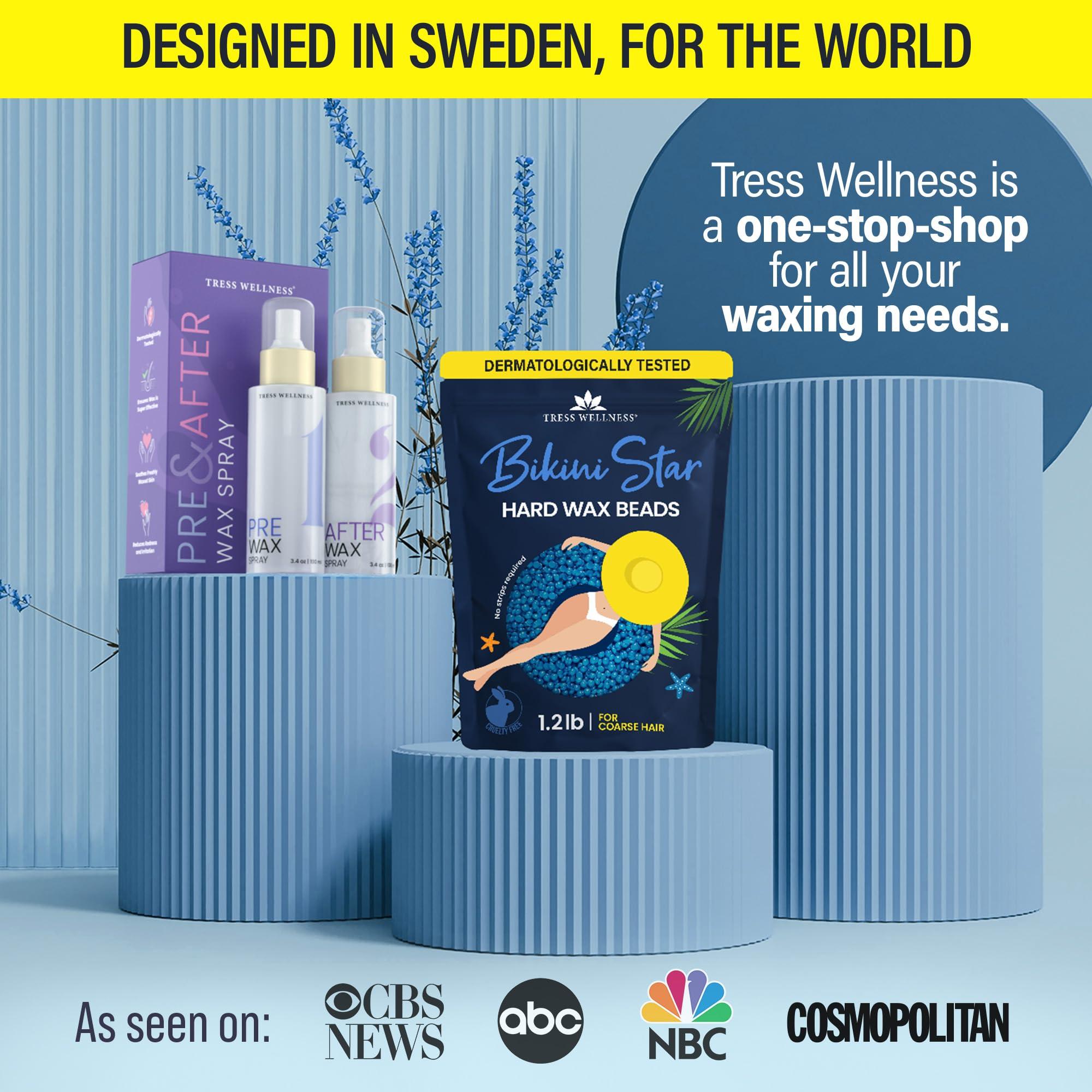 Tress Wellness Tress Wellness Bikini Wax with Pre & After Wax Spray