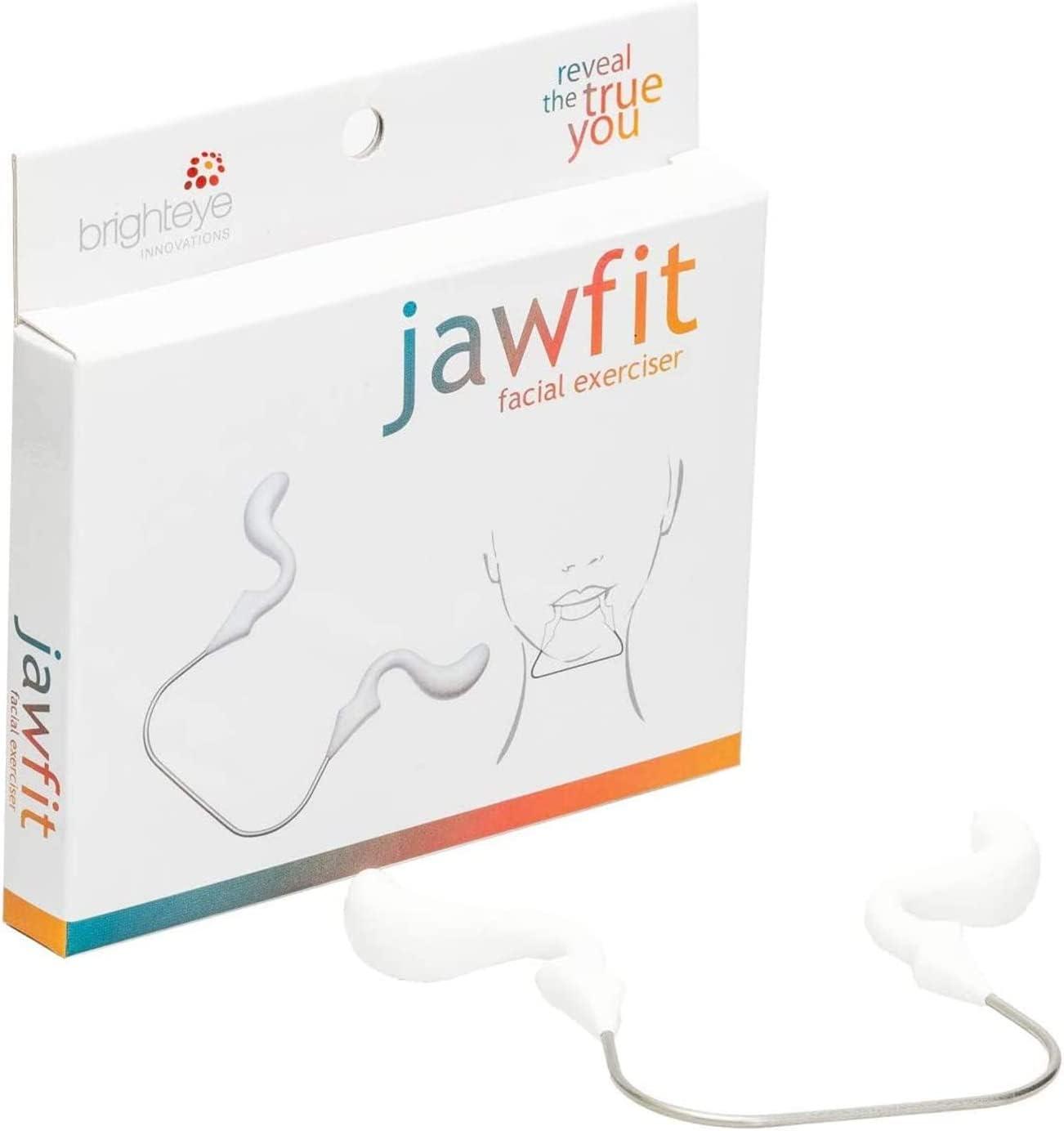 Bright Eye Innovations Jaw Exerciser, Double Chin Reducer by Jawfit – Face and neck exerciser, keep your Face Slim and composed, Redefine your age and jaw health
