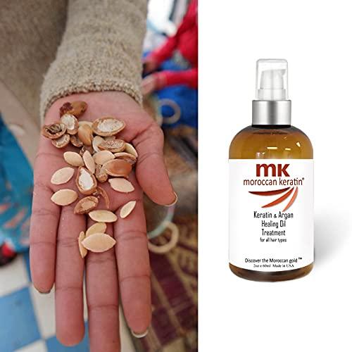 MOROCCAN KERATIN MOROCCAN KERATIN Argan Healing Oil Treatment Adds Shine & Conditions Hair Repairs Rejuvenates Nourishes