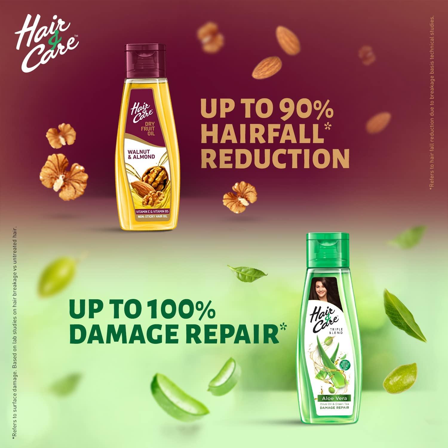 BBRATS BBRATS Hair & Care Dry Fruit Oil with Walnuts, Almonds & Vitamin E| Reduce Haifall |Stronger & Silkier Hair | 500 ml