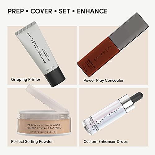 Cover FX Cover FX Power Play Concealer: Crease-Proof, Transfer-Proof Concealer Provide 16-hour Full Coverage with Powerful Pollution Defense - P Deep 5 , 0.33 Fl Oz