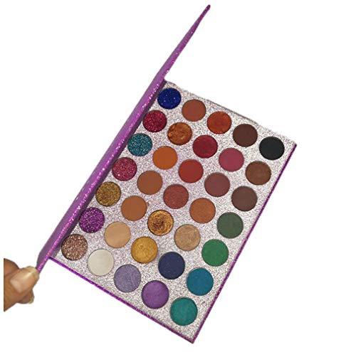 Binghang Eye Shadow multiple Colors Eyeshadow Eye Shadow Palette Colors Makeup Kit Eye Color Palette Halloween Makeup Palette Matte and Shimmer Highly Pigmented Professional Cosmetic (35color)