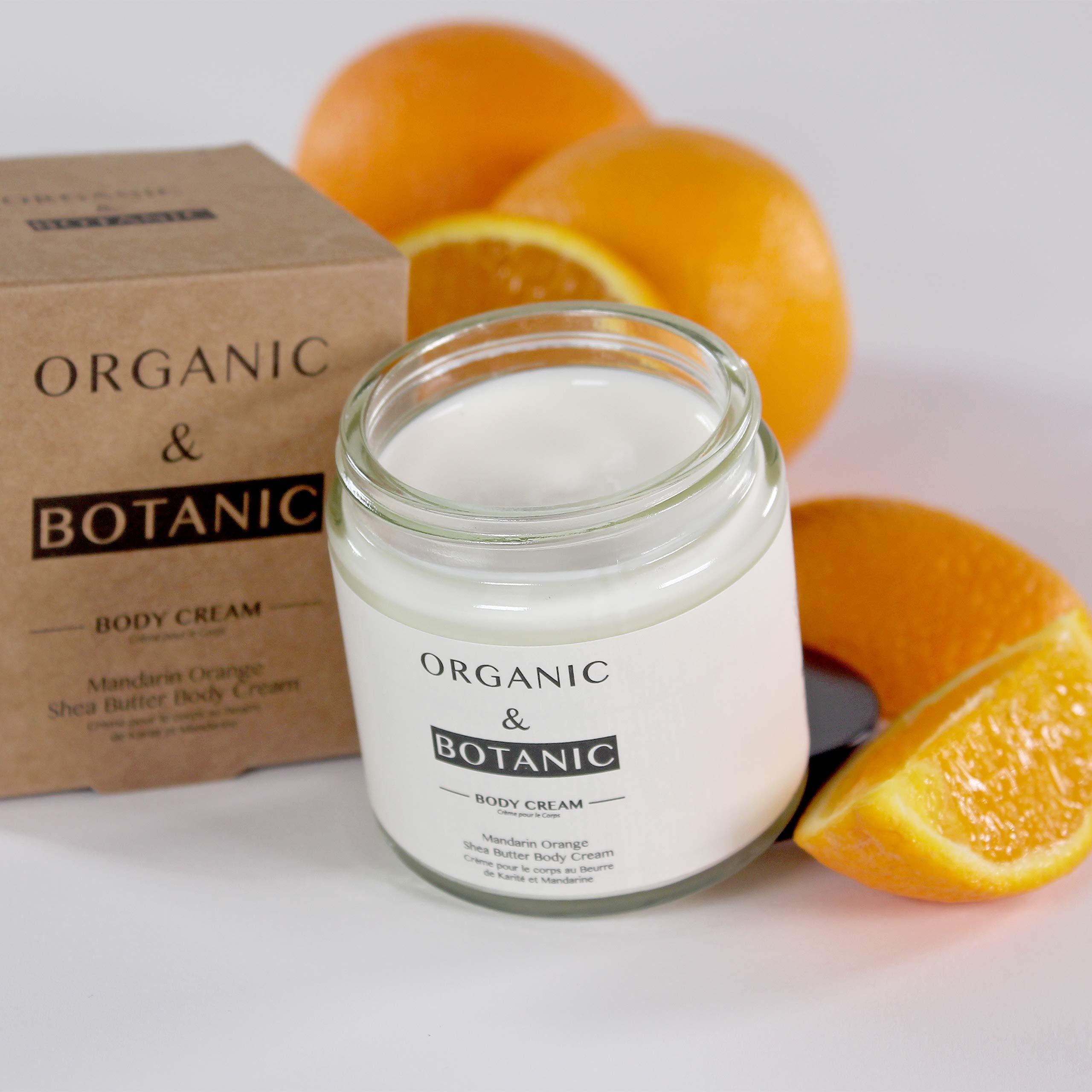 Dr Botanicals Organic & Botanic Vegan Mandarin Orange Shea Butter Hydrating Body Cream 100ml for Dry and Sensitive Skin. Premium Vegan Skincare For All Skin Types. Made In The UK.