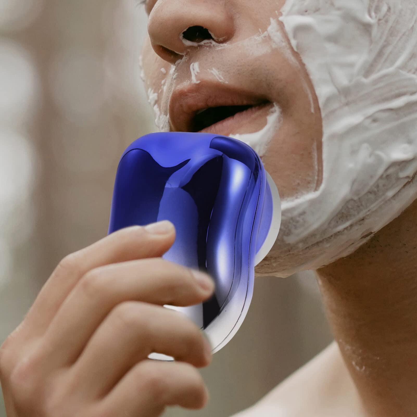 FOMIYES FOMIYES Electric Shaver Foil Shaver Electric Head Shaver Usb Rechargeable Razor Mens Beard Shavers Pocket Shaver Rotary Shaver Convenient Electric Razor Man Abs Electroplating Mini Tool