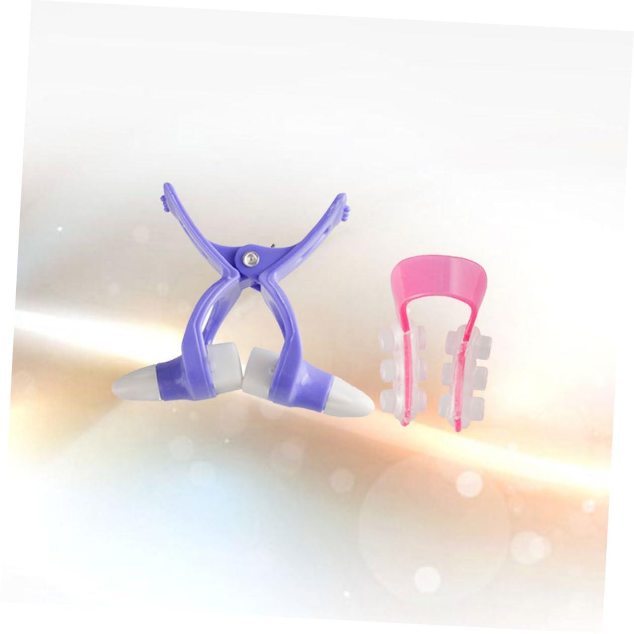 HONMEET HONMEET 2pcs Nose Corrector Tools Nose Shape Corrector Nose Slap Nose Lifting Swimming Nose Clip Nose Beauty Tool Snoring Nose Beauty Products Nose Bridge Nose Contour Brush Nose Massager