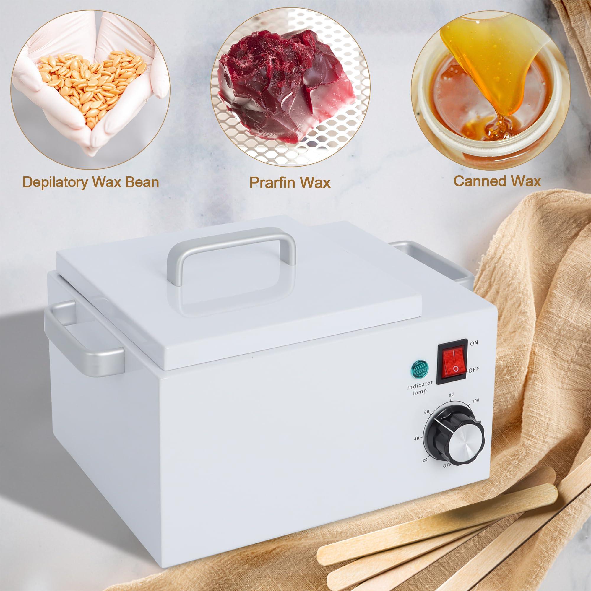 Podoy Upgrade Large Wax Warmer for Professional Hair Removal - Single Melter Heater Machine with Non-stick Pot, Facial, Body and SPA Use