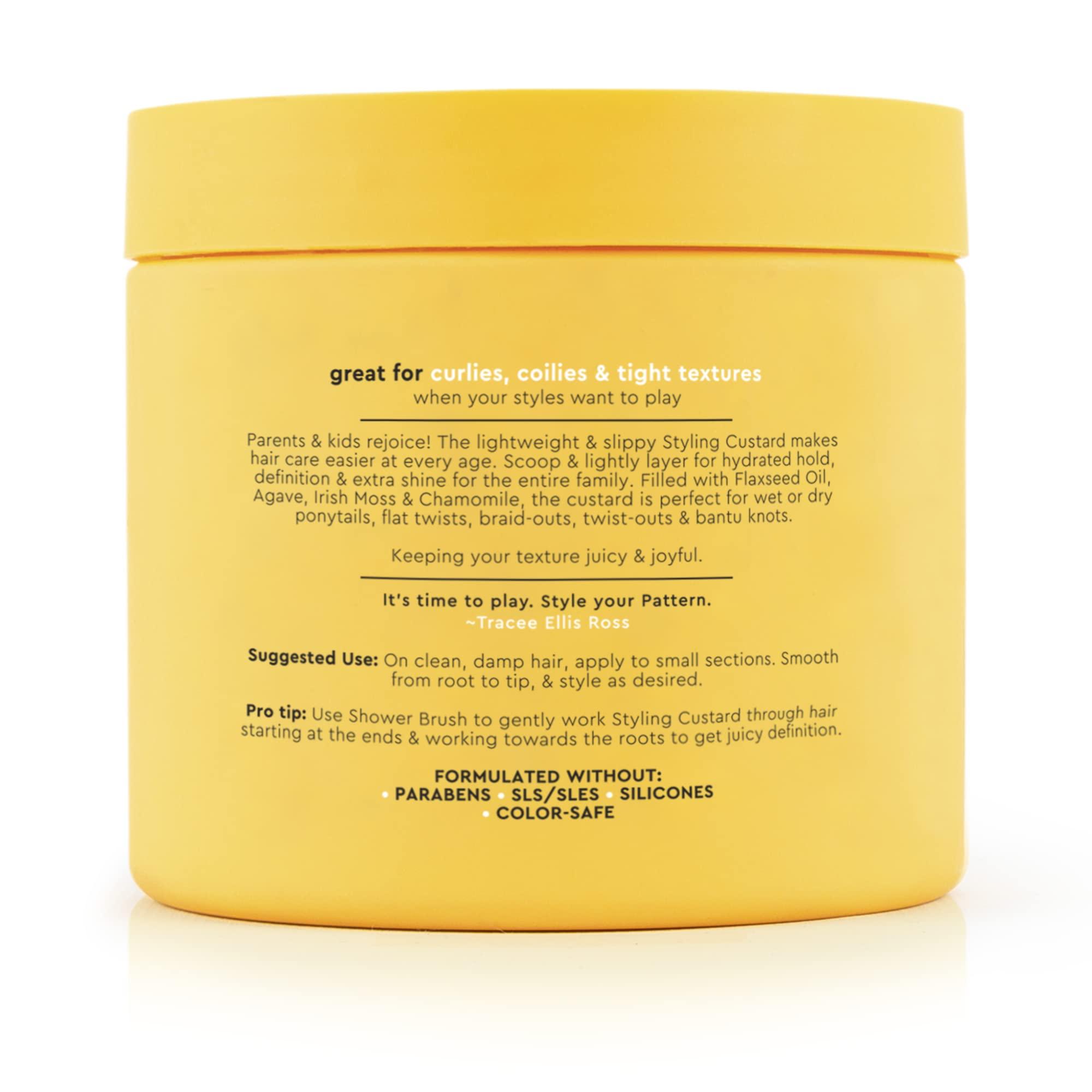 pattern PATTERN Beauty by Tracee Ellis Ross Styling Custard, 15 Fl Oz, Best for Curlies, Coilies and Tight-Textured Hair, 3a-4c