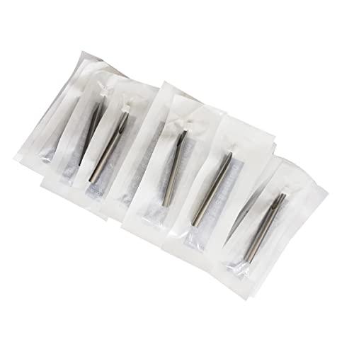 NEEDLEWALK Body Piercing Needles - NeedleWalk 100Pcs Hollow Needles 8G Piercing Needle Kit for Ear Nose Piercing And Lip Tongue Piercing Tattoo Supply