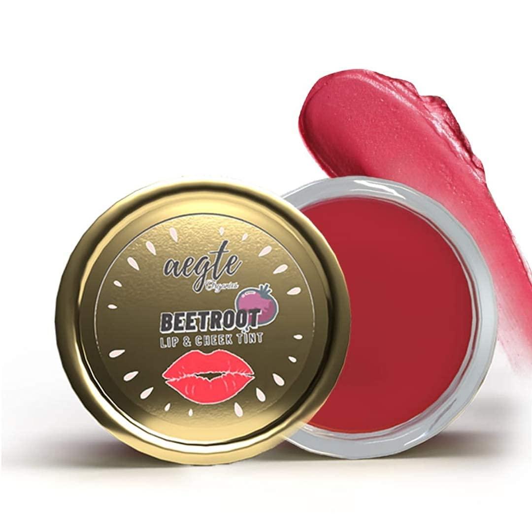 Generic Organics Beetroot Lip & Cheek Tint All-Natural Lip Balm (Real Beetroot & Tomato Extracts, 15 Gm)