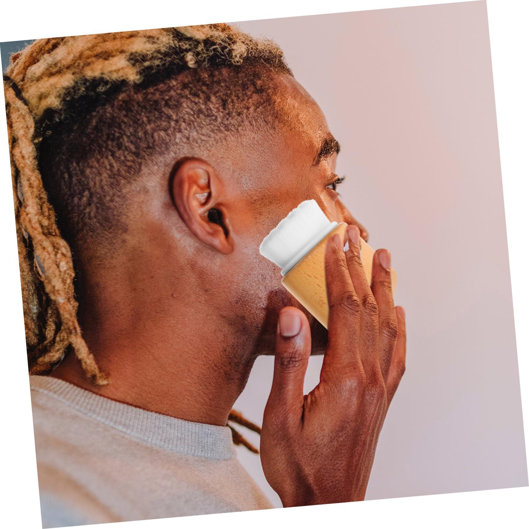 WOONEKY WOONEKY Facial Cleansing Brush Gentle Facial Scrubber for Women Manual Cleansing Brush Soft Bristles for Deep Cleansing Blackhead Removal