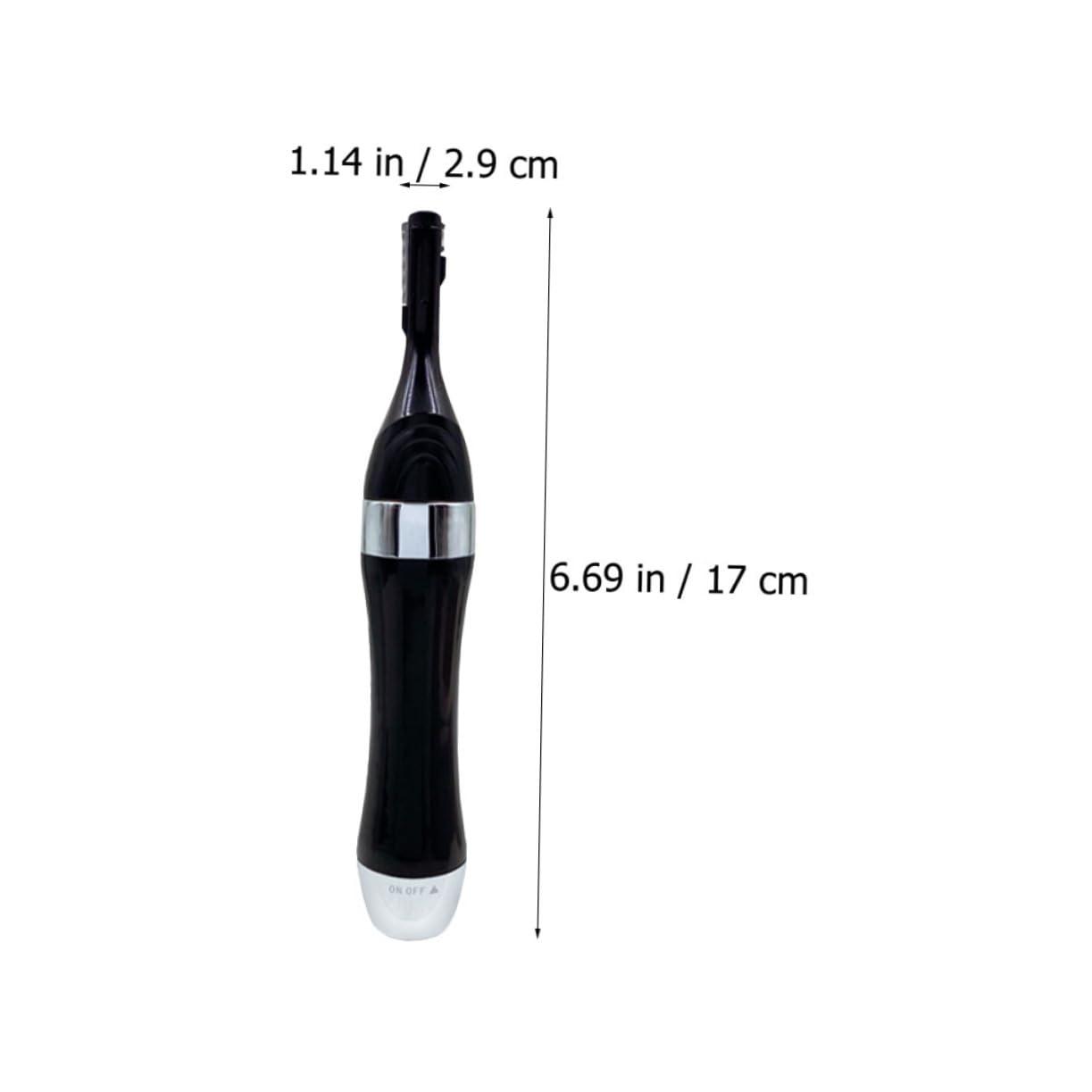 Ipetboom Ipetboom Men\'s Women\'s Electric Eyebrow Shaver Facial Hair Removal Nose Hair Trimmer Comfortable Grip Water-Resistant