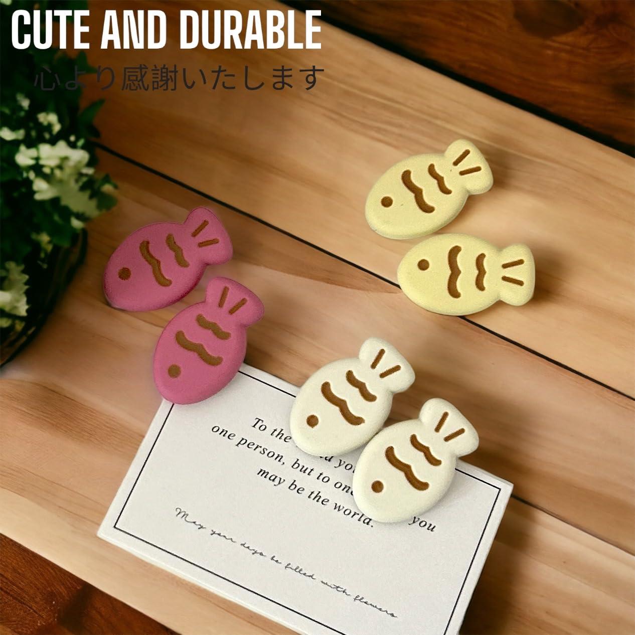 KOZUKI KOI FISH HAIR CLIP Fish Hair Claw Clips for Women Taiyaki hair Clips Fish Barrettes Japanese Hair Clips Japanese Accessories Kawaii Hair Ornaments Hair pin 3Pcs (Taiyaki)