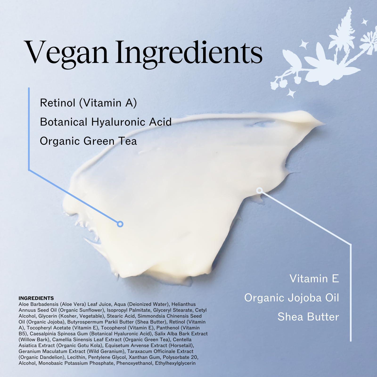 LilyAna Naturals LilyAna Naturals Retinol Cream - Anti-Aging Moisturizer for Face & Neck, Made in USA, Wrinkle Reduction - 1.7oz, 2 Pack