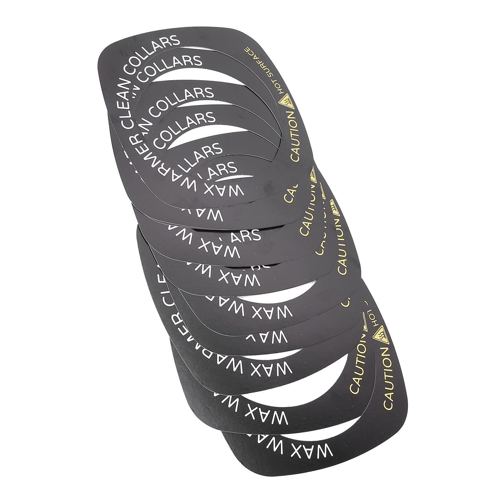 Brrnoo 10pcs Professional Wax Warmer Collar, Wax Heater Protective Ring Accessory for Most Standard Size Wax Heaters (Square)