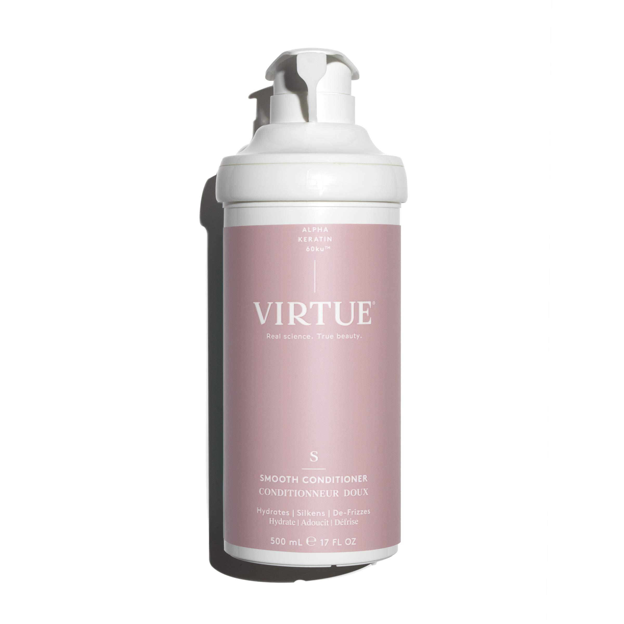 VIRTUE VIRTUE Smooth Sulfate Free Shampoo and Conditioner Set for Frizz Control for Curly Hair, Safe for All Hair Types, Color Safe
